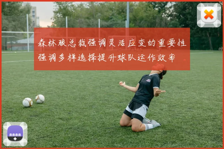 森林狼总裁强调灵活应变的重要性强调多样选择提升球队运作效率